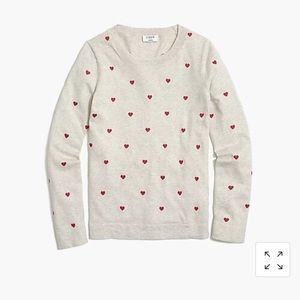 Jcrew Factory embroidered Teddie sweater